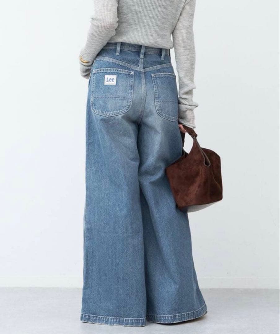 Deuxieme Classe Lee 別注デニム ワイドパンツ34