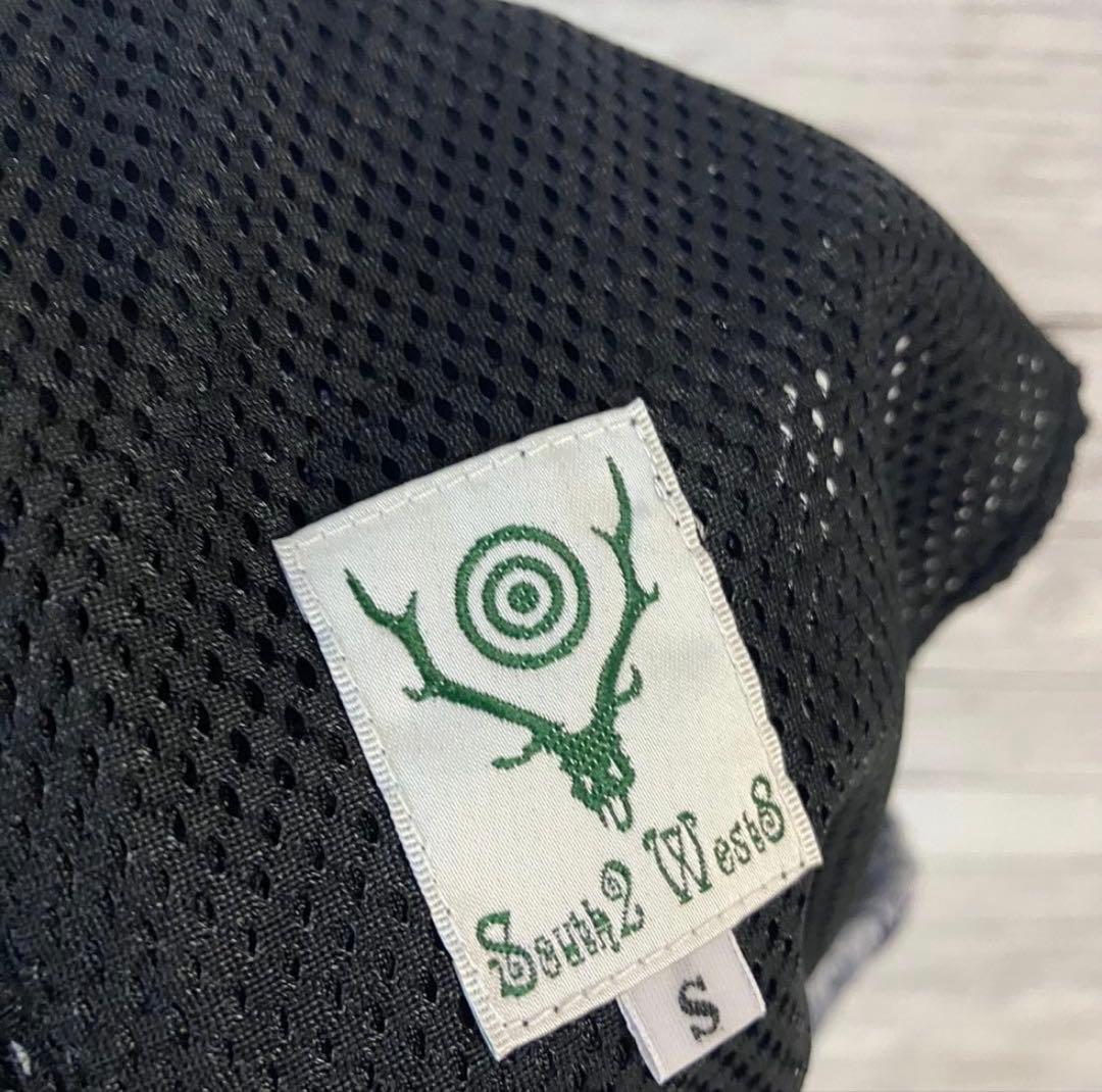 South2West8 トラックパンツ 総柄 スカル&ターゲット needles