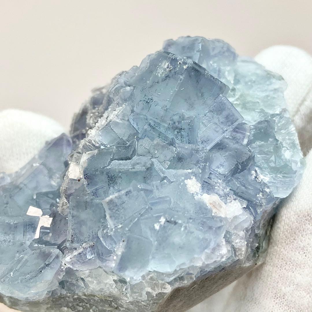 ブルー　フローライト　蛍石　クォーツ　水晶　鉱物標本　原石　天然石　ストーン