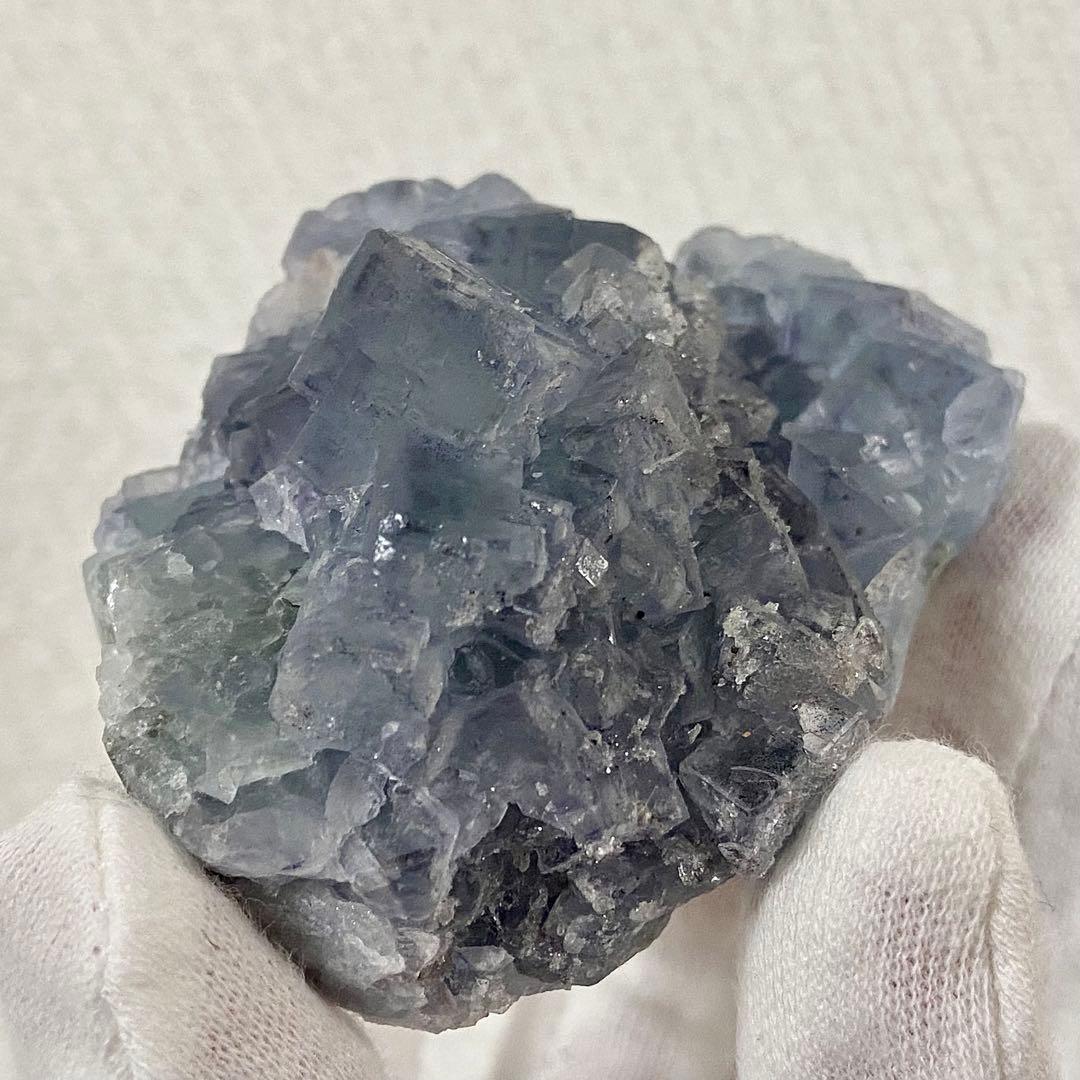 ブルー　フローライト　蛍石　クォーツ　水晶　鉱物標本　原石　天然石　ストーン