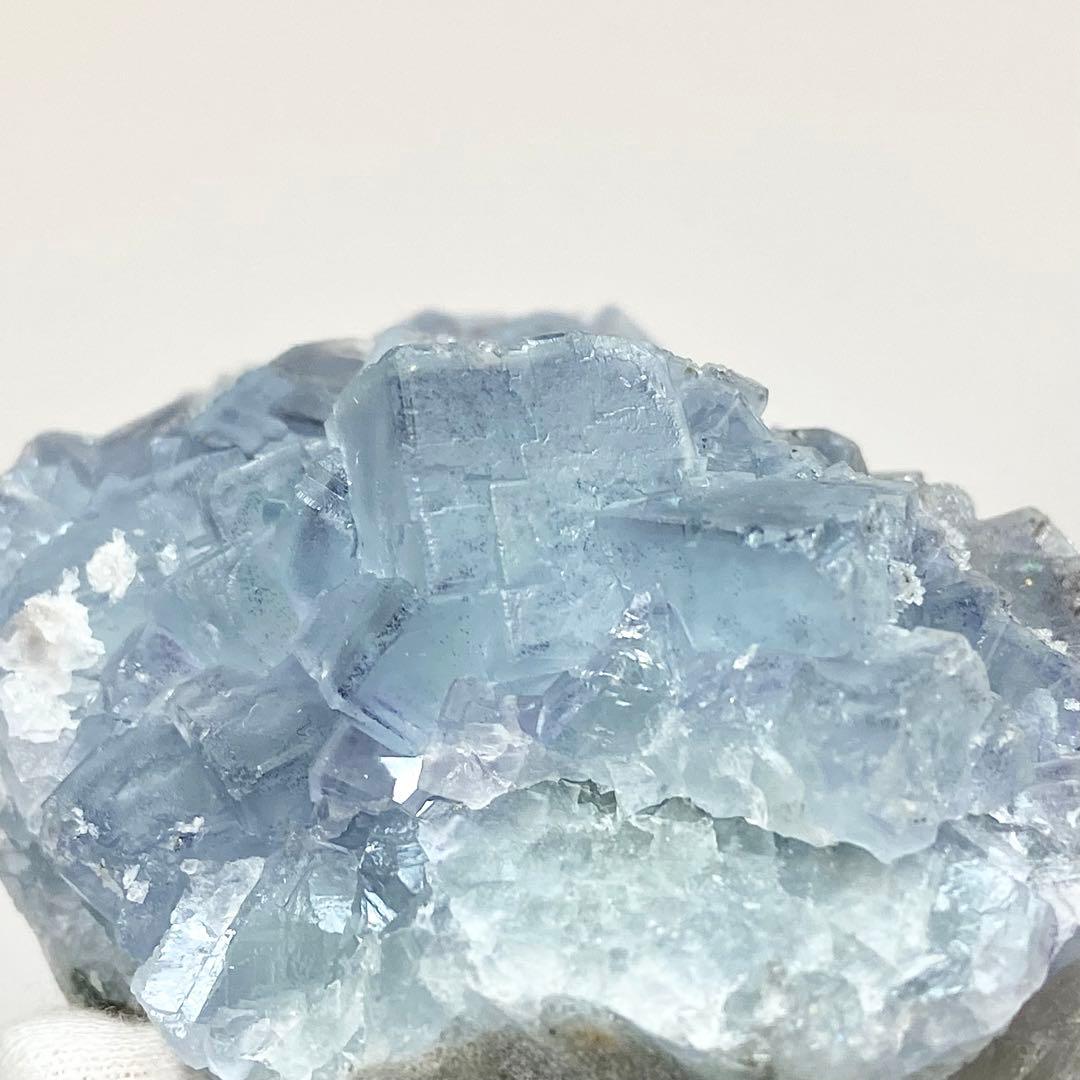 ブルー　フローライト　蛍石　クォーツ　水晶　鉱物標本　原石　天然石　ストーン