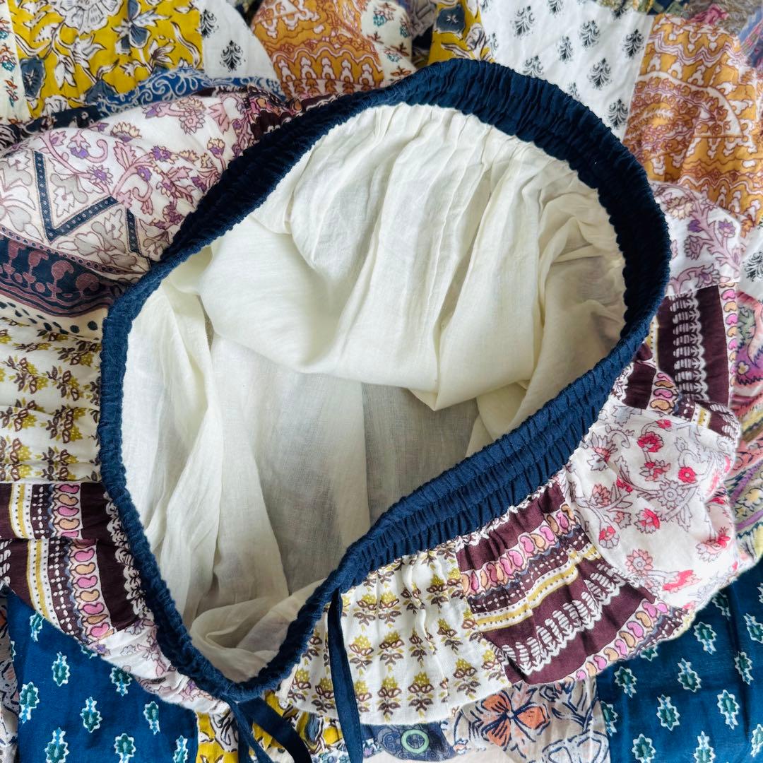 【極美品】nest robe パッチワークスカート ロングスカート希少