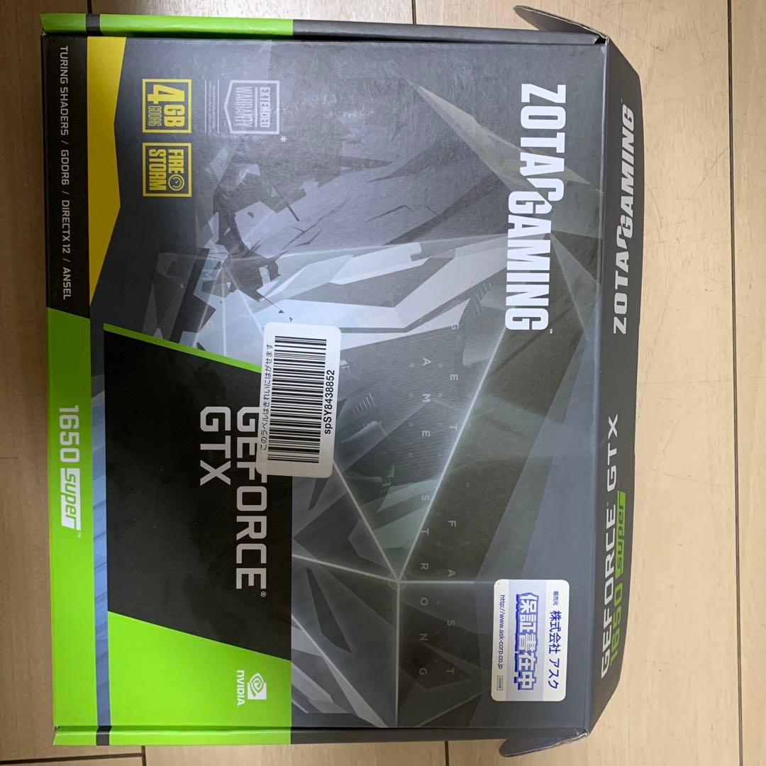 ZOTAC GTX 1650 Super 4GB 本体