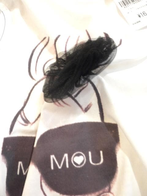 きらり◆『MOU』レディ柄！柔らかソフトなコットンジャージＴシャツ！M
