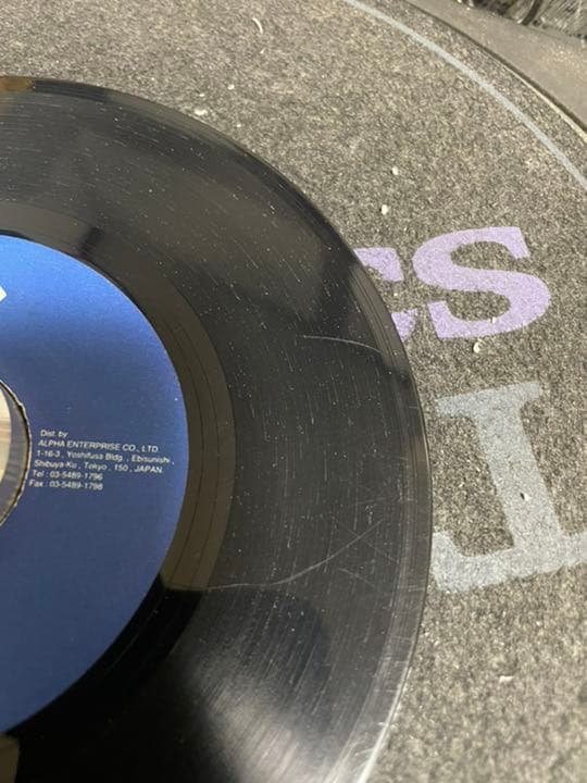 ACKEE & SALTFISH/風まかせ　7\"レコード