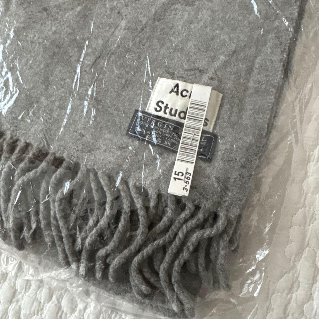 Acne Studios 大判マフラー　ライトグレー　旧タグ