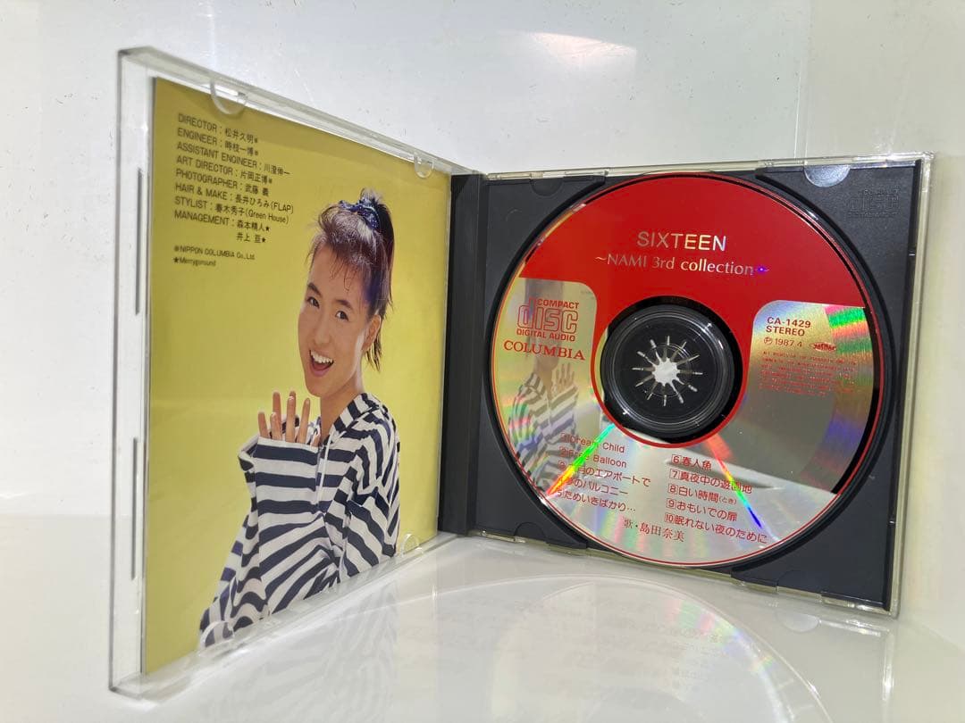 【極美品・帯付】島田奈美 CDアルバム2枚セット「SIXTEEN」「プロローグ」