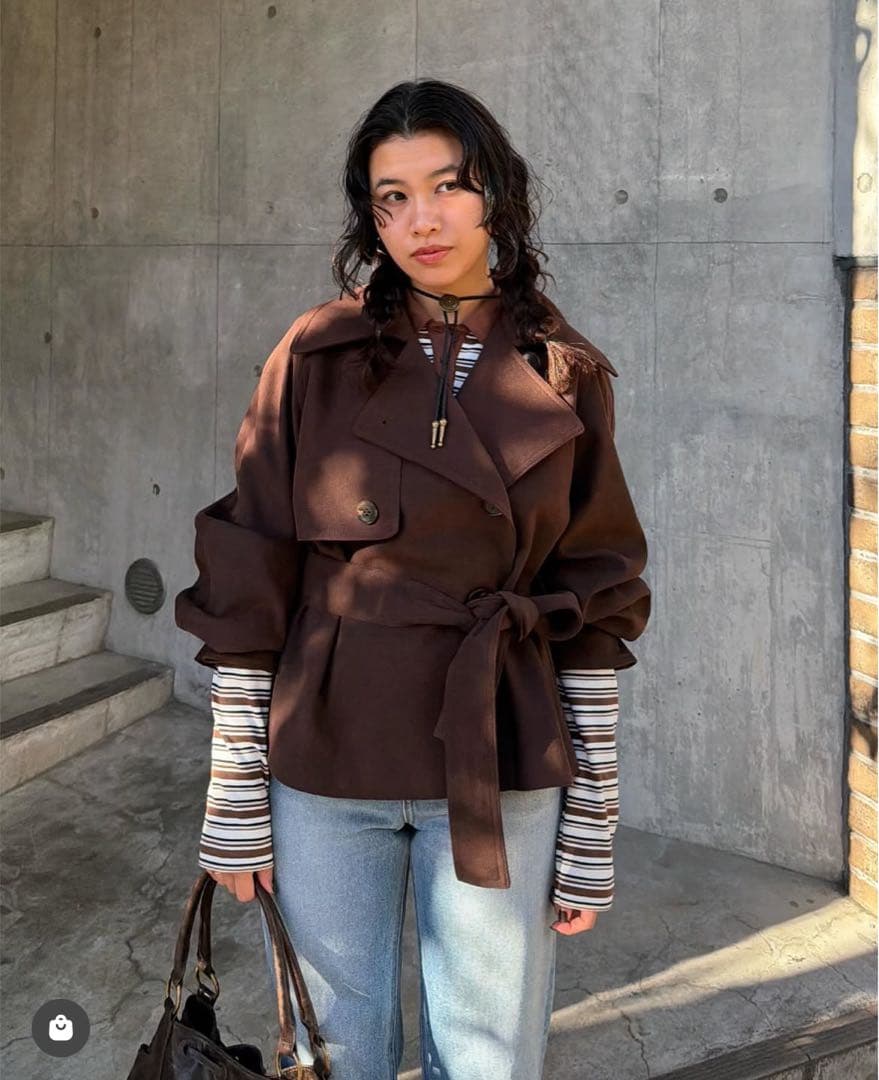 SLY MICHIXSLY F／SUEDE S／トレンチ