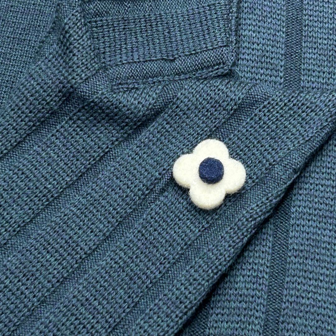 【美品】LARDINI ラルディーニ　ダブル ニット ジャケット ブートニエール