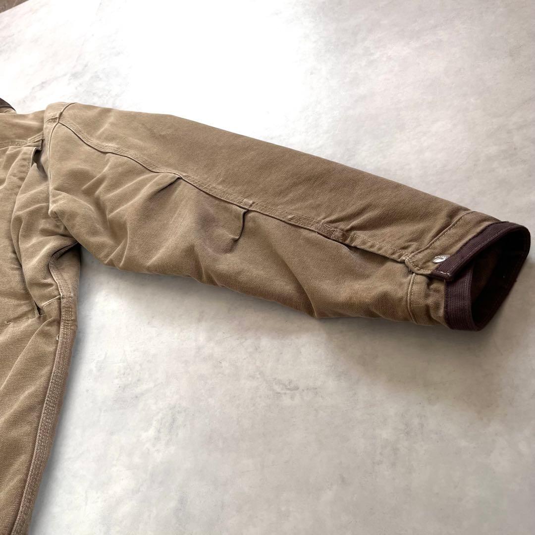【レア】Carhartt カバーオール　トラディショナルコート　XL 　企業ロゴ