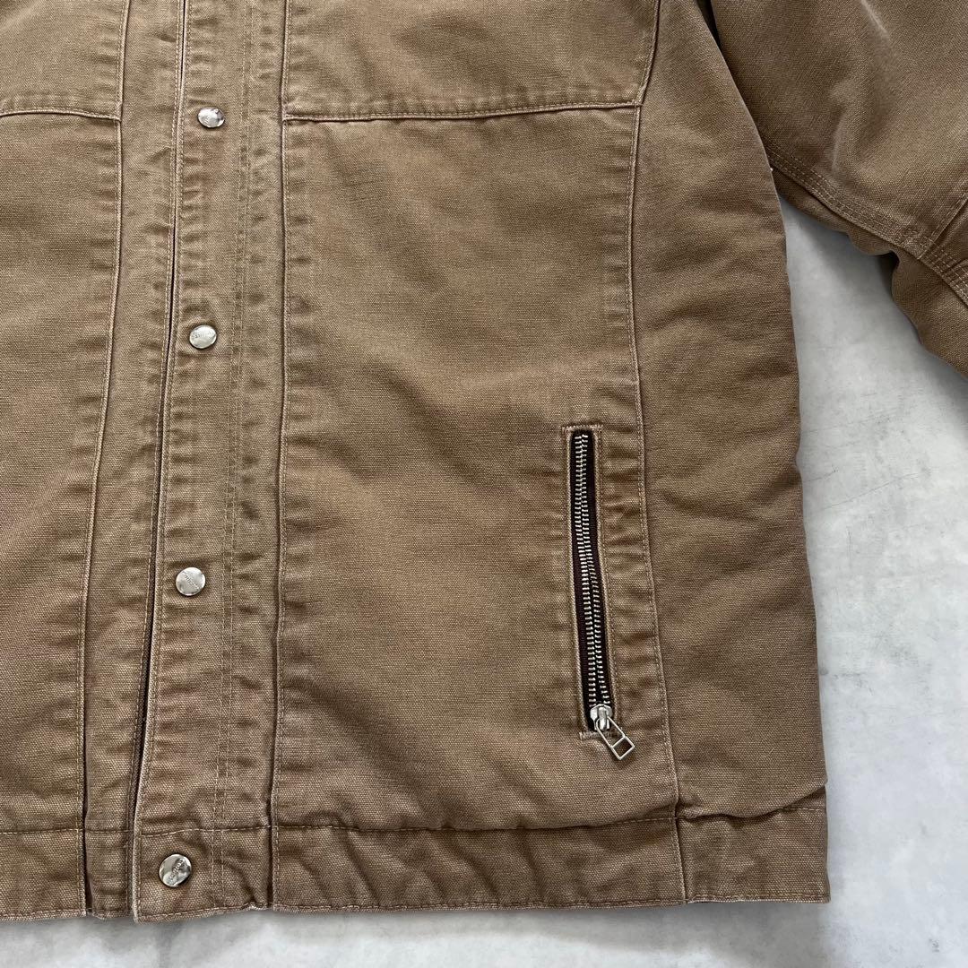 【レア】Carhartt カバーオール　トラディショナルコート　XL 　企業ロゴ