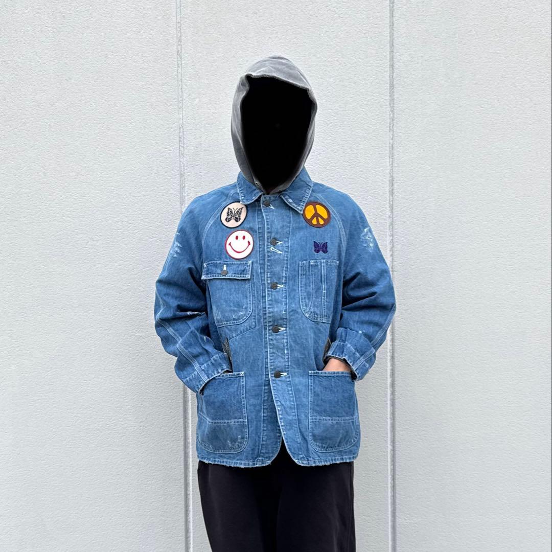 別注 22SS ASSORTED PATCH COVERALL JACKET