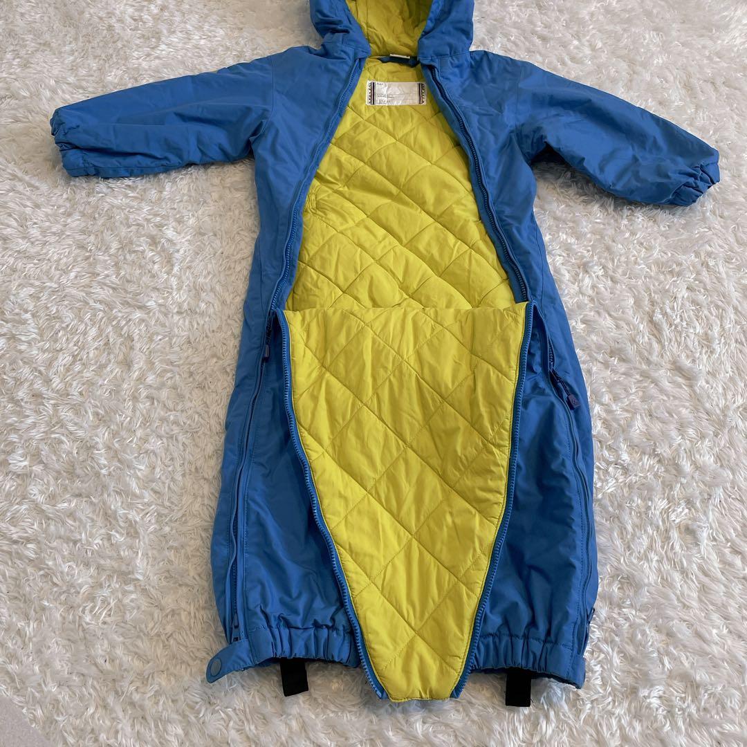 mont-bell 美品✨人気ジャンプスーツ　スキーウェア 90サイズ ブルー