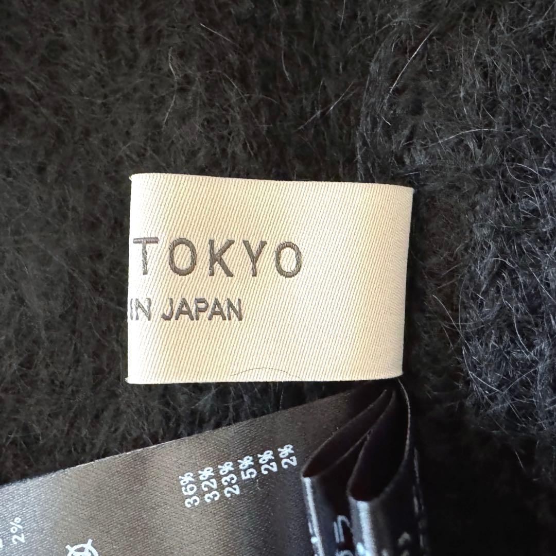【美品】CITY TOKYO　モヘアカーディガン　毛足長め　日本製　フリーサイズ