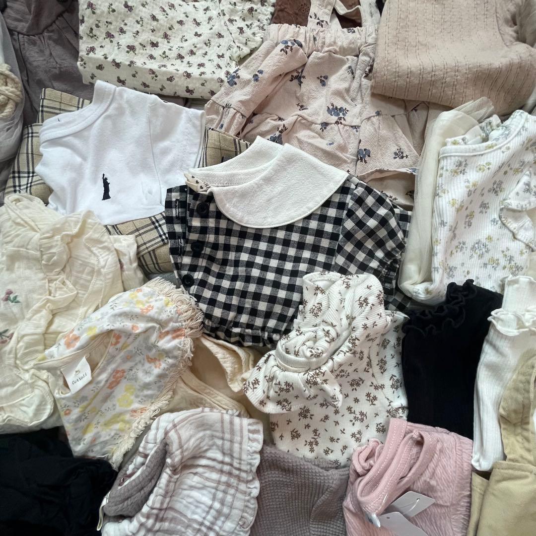 【子供服大量】子供服 女の子 ベビー まとめ売り 52点