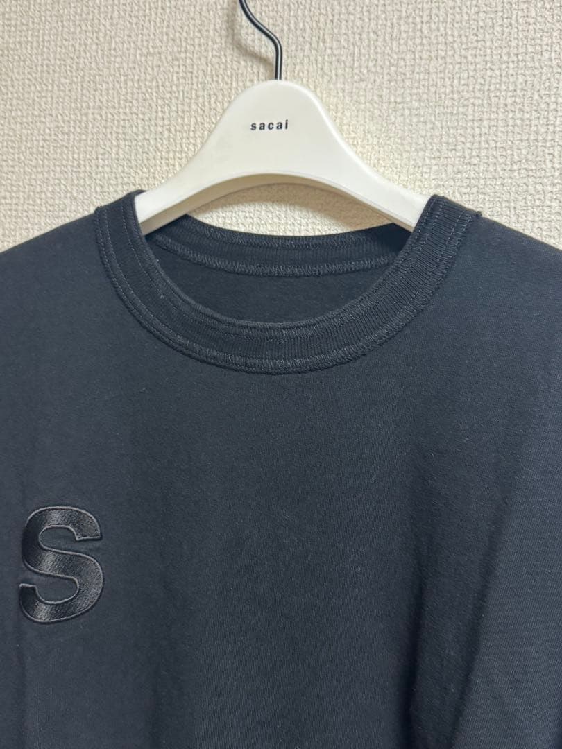 n*m様 サカイ x 伊勢丹　Tシャツ 黒　刺繍 限定　ロゴ 24SS サイズ4