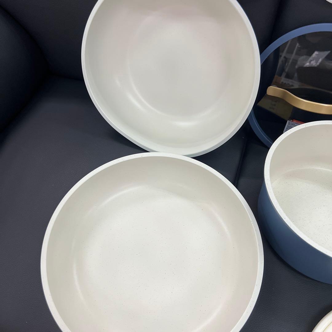★新品未使用★送料込★お買得★カローテフライパン9点セットコバルトブルー