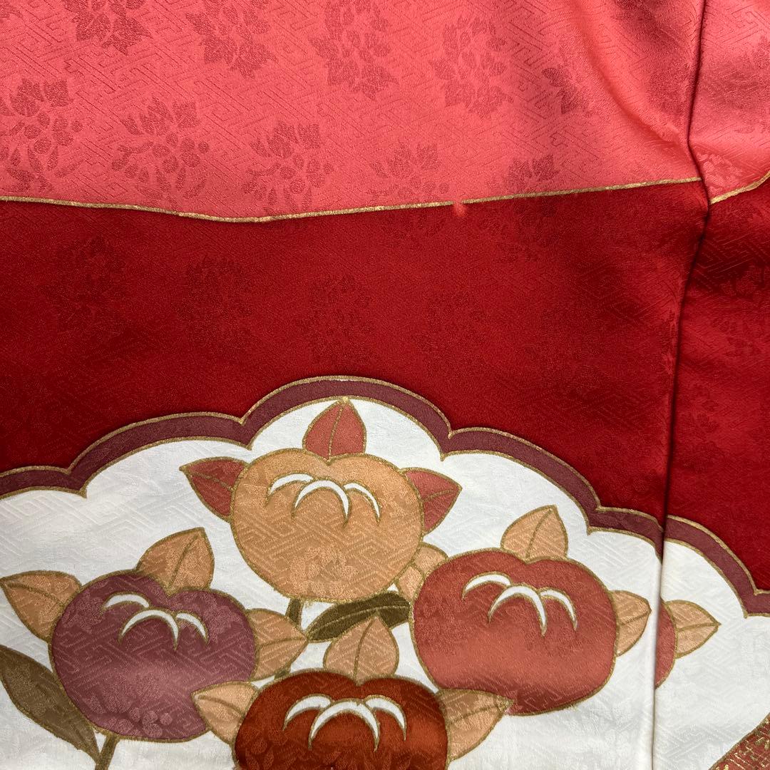 お取り置き 藤井寛 紺赤 松 橘 菊 振袖