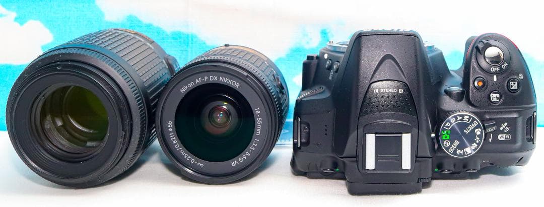 Nikon D5300⭐️ダブルレンズ⭐️Wi-Fi搭載⭐️自撮りがラクラク!