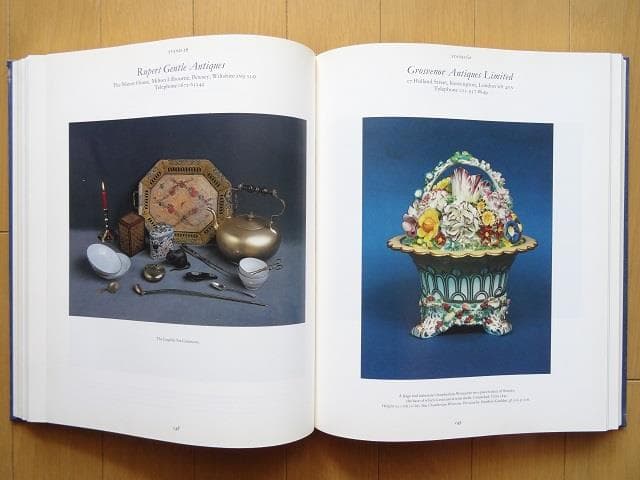 洋書◆グロブナーハウス アンティークフェア 出展カタログ 本 写真集 工芸品