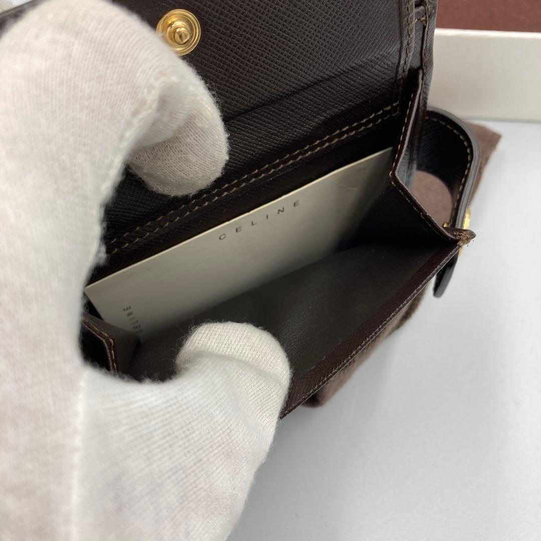 ！新品！　セリーヌ　折り財布　ケース　付属完備　85A
