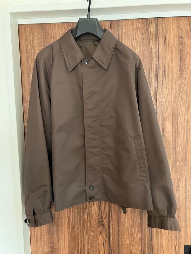 【新品】ユナイテッドアローズ ハリントンブルゾンXL ダークブラウン
