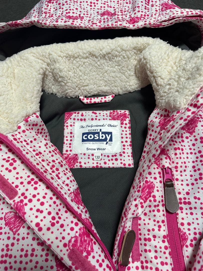 【美品】cosby 子供用スキーウェア上下セット 130サイズ