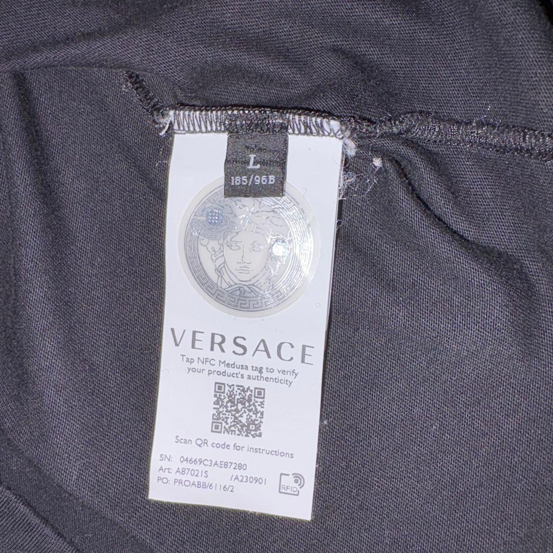 VERSACE 黒 Tシャツ Lサイズ