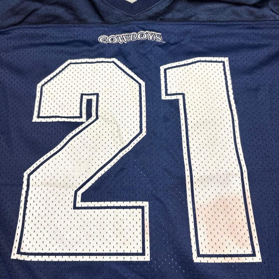 90s ナイキ NIKE NFL COWBOYS サンダース 21 ゲームシャツ
