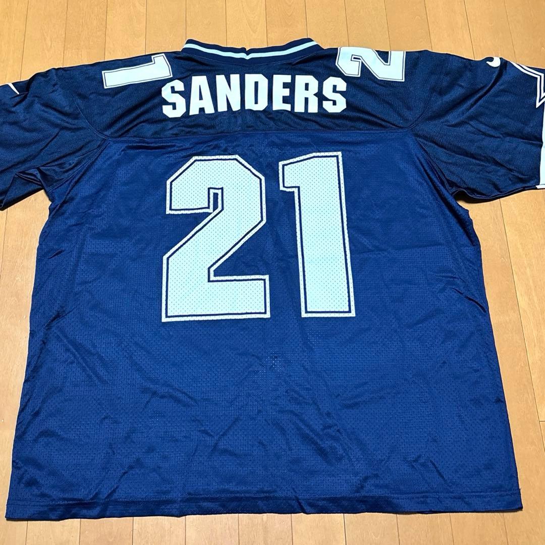 90s ナイキ NIKE NFL COWBOYS サンダース 21 ゲームシャツ