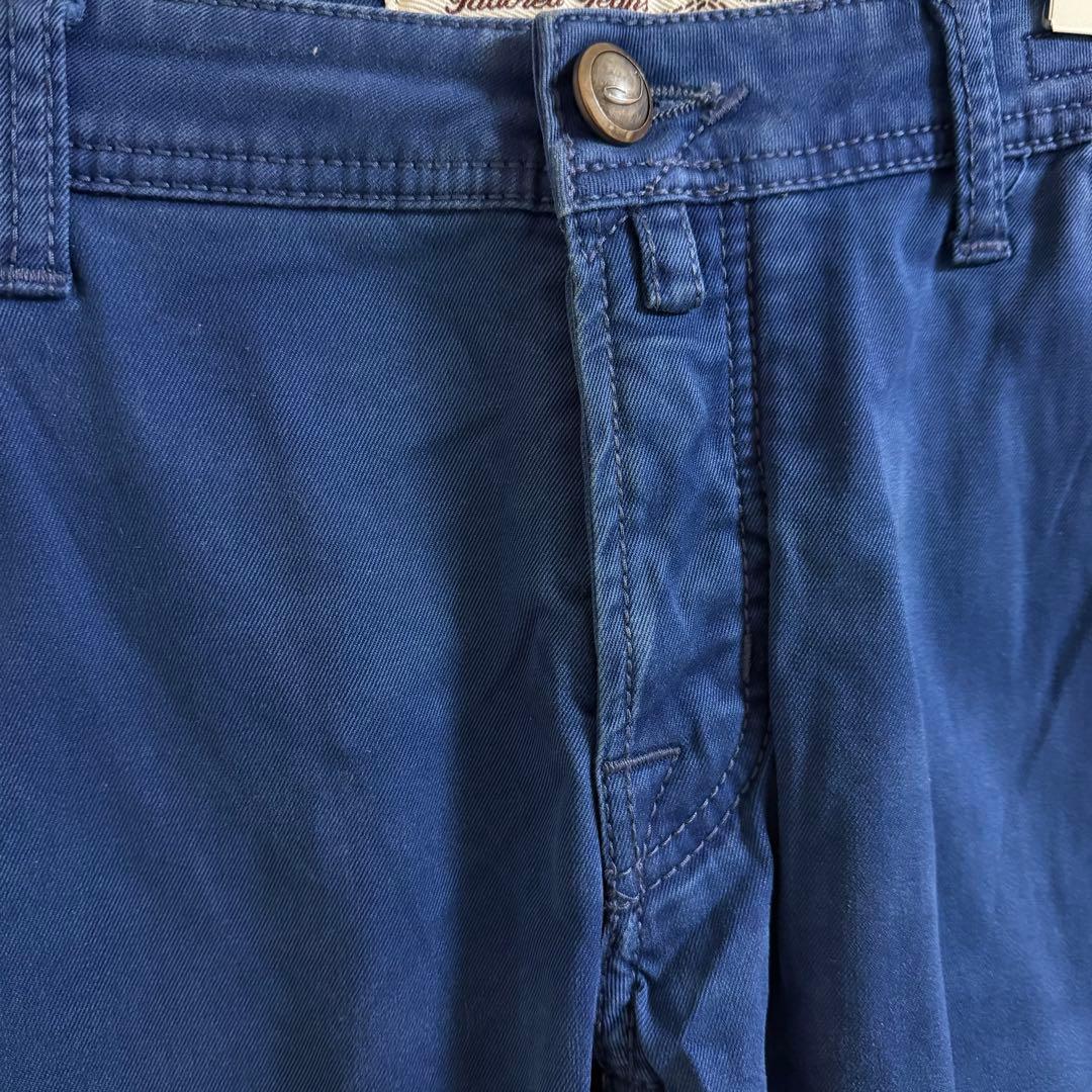 ヤコブコーエン ストレッチパンツ 青 pw613 c w34