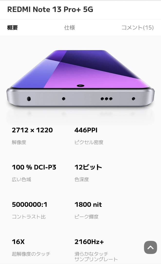 【最終値下げ　新品未開封】Redmi Note 13 Pro+ 5G ホワイト