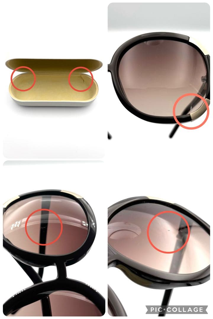 Chloe/クロエ サングラス ブラウン CL2119 UVカット ケース付