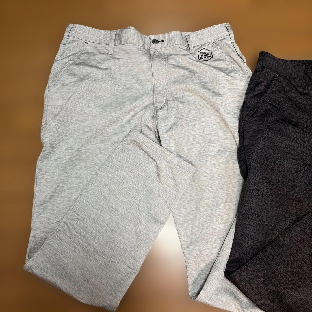 3点まとめ売り！ルコック　ゴルフパンツ　XL 2枚セット　プーマベスト　XL