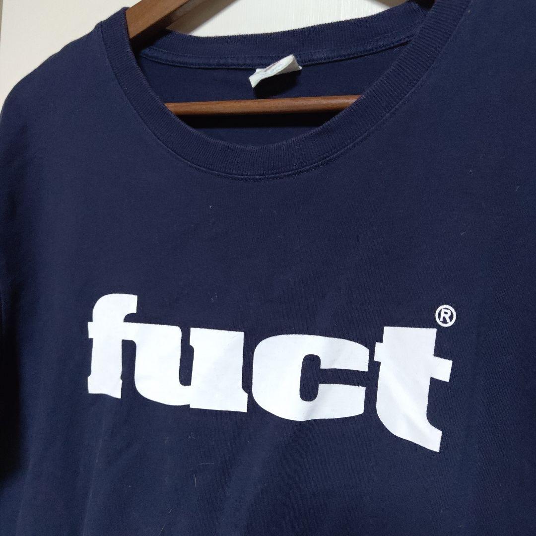 【閲覧数46】fuct ネイビー ロゴ Tシャツ