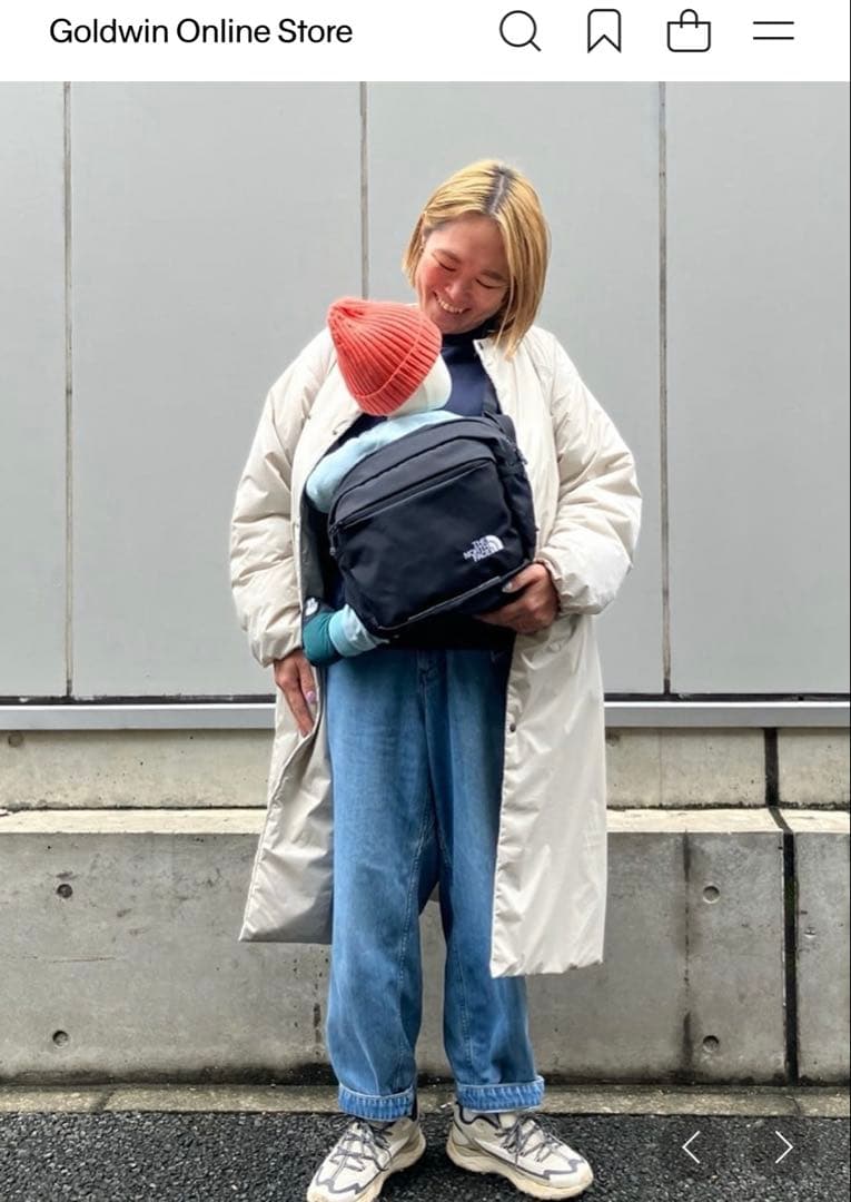 THE NORTH FACE ブラック　スリングバック