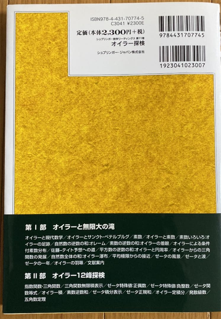 【希少】オイラー探検 : 無限大の滝と12連峰