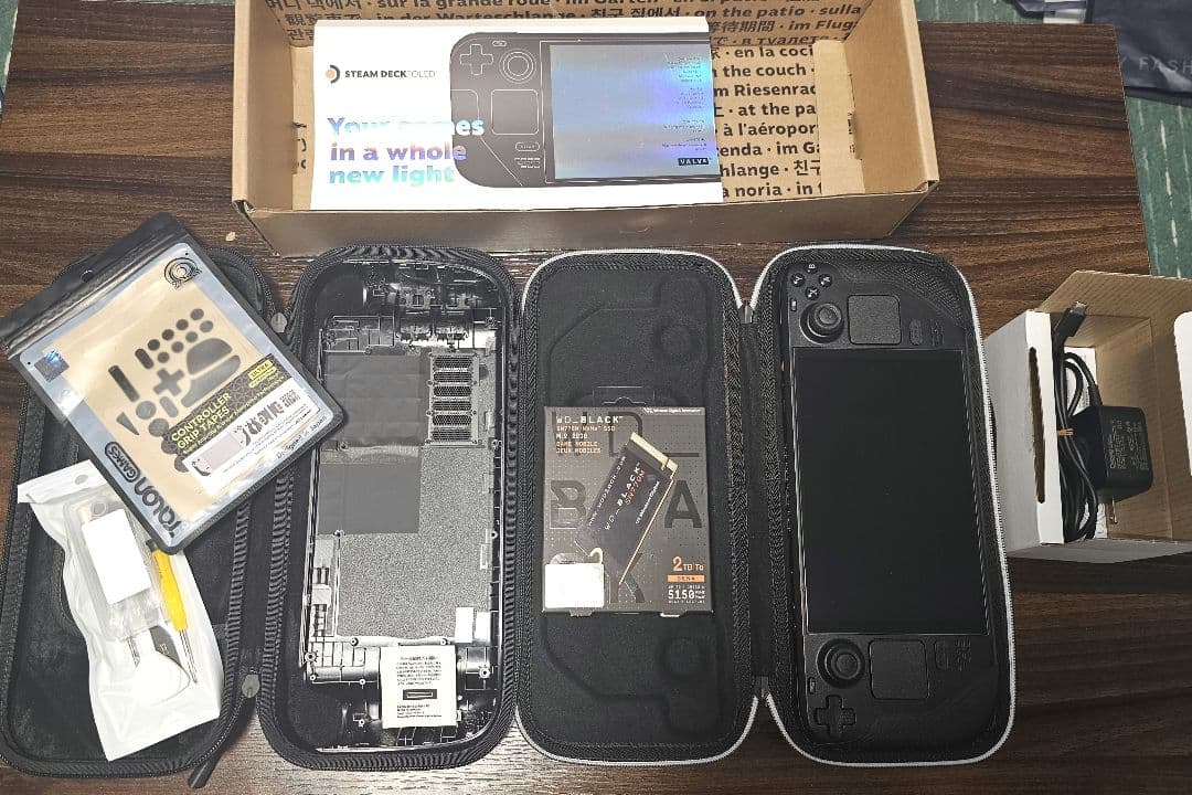 Steam Deck OLED 2TB換装済み（元512GB）+ カスタムパーツ