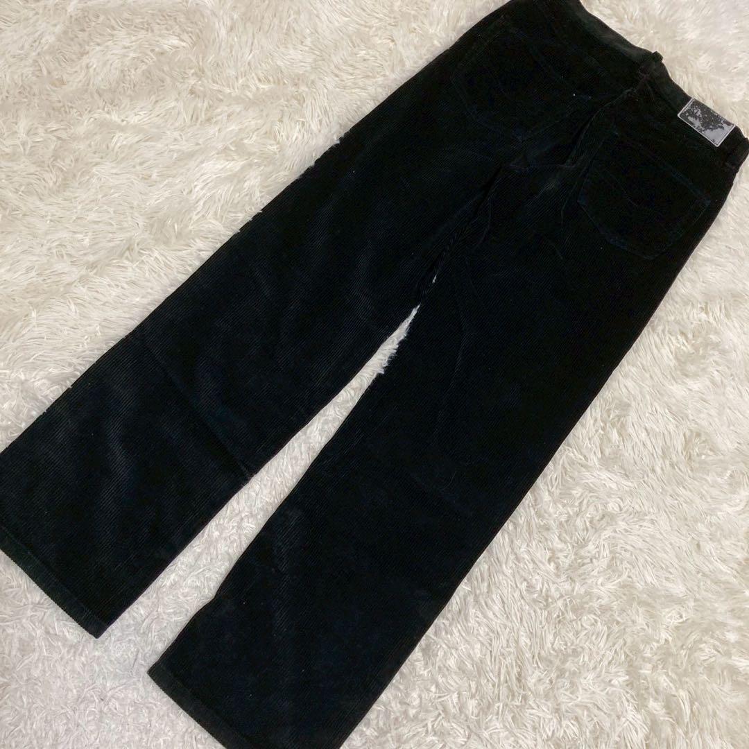 Boss コーデュロイパンツ ブラック W32-L34 カジュアル 着回し