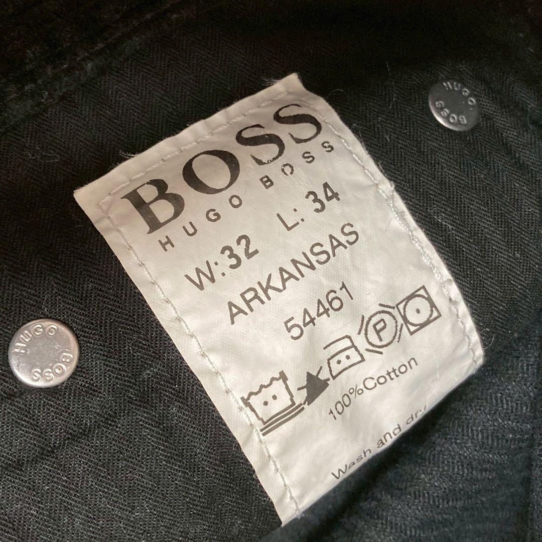 Boss コーデュロイパンツ ブラック W32-L34 カジュアル 着回し