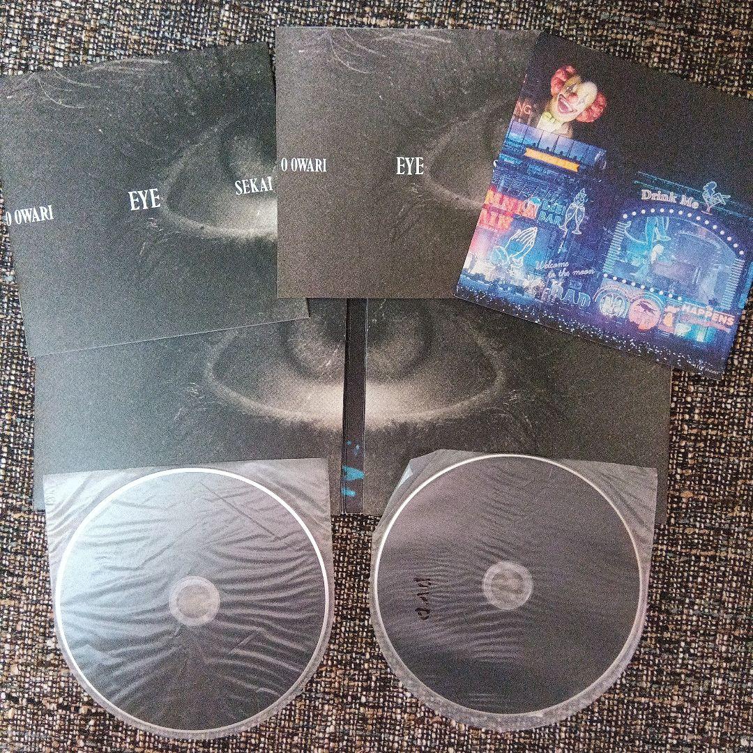 SEKAI NO OWARI 　CD（DVD）アルバム5枚セット初回限定盤