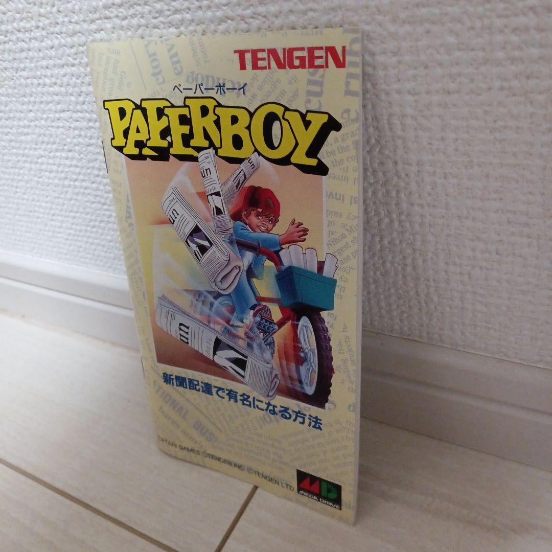 美品　ペーパーボーイ メガドライブ版