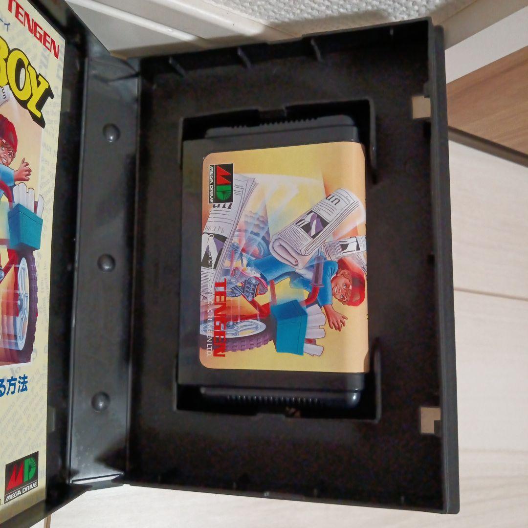 美品　ペーパーボーイ メガドライブ版