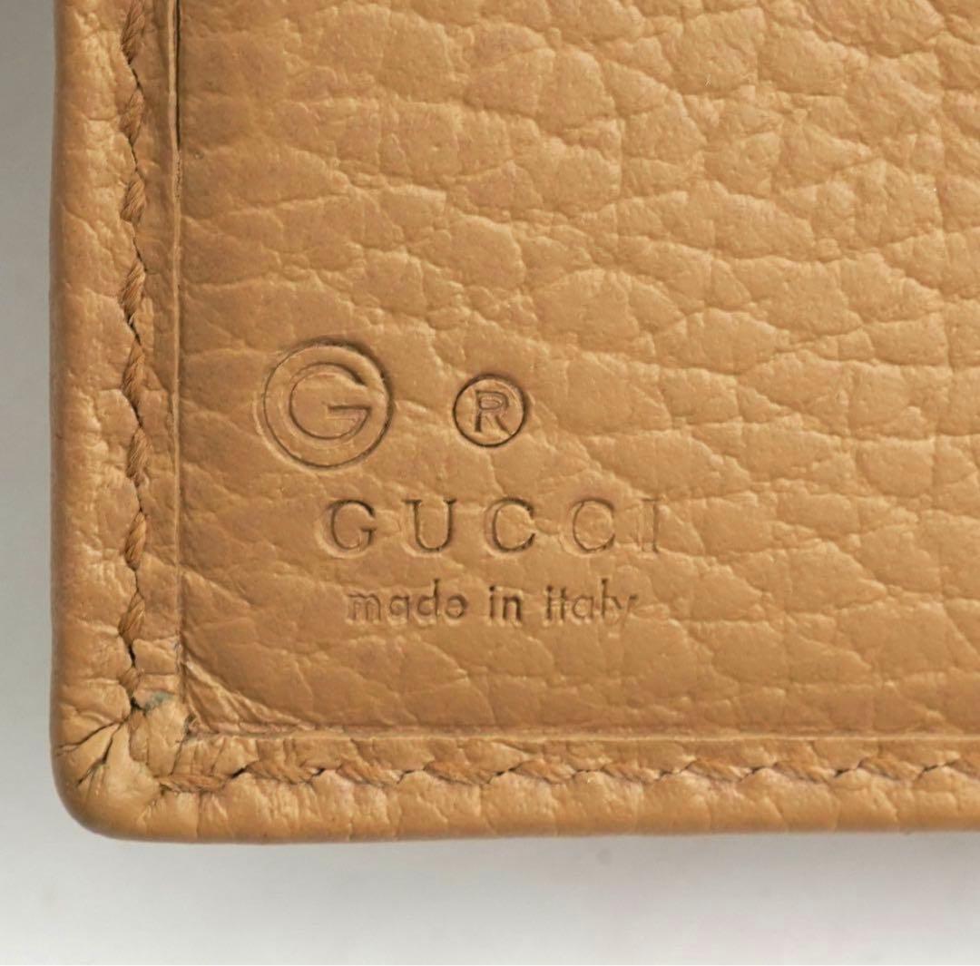 ✨極上美品✨　GUCCI グッチ　二つ折り　インターロッキング　GG レザー