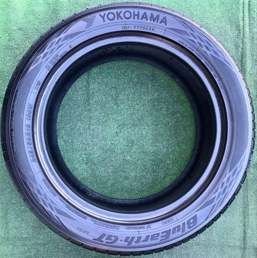245/50 R18 YOKOHAMA BluEarth-GT AE51、24年