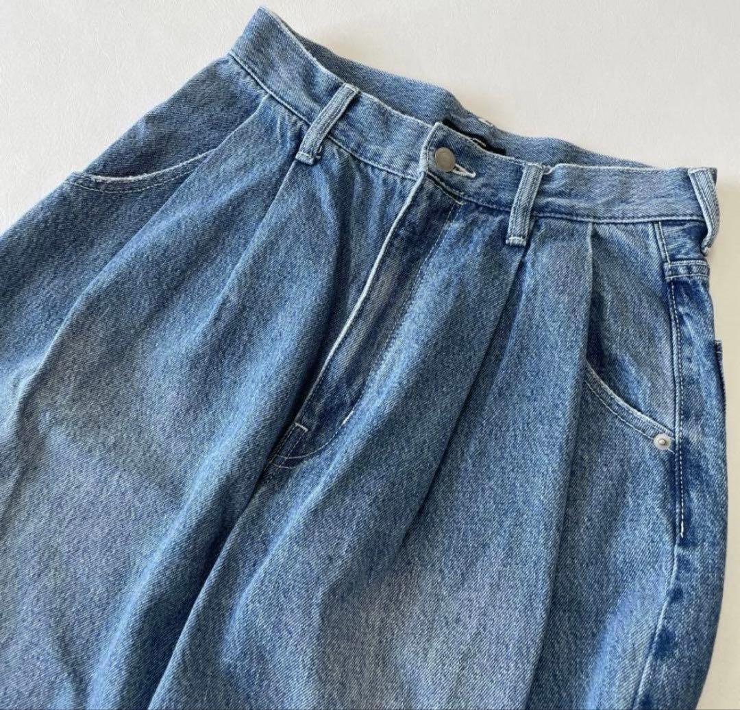 JOURNAL STANDARD 2タックワイドデニムパンツ　38