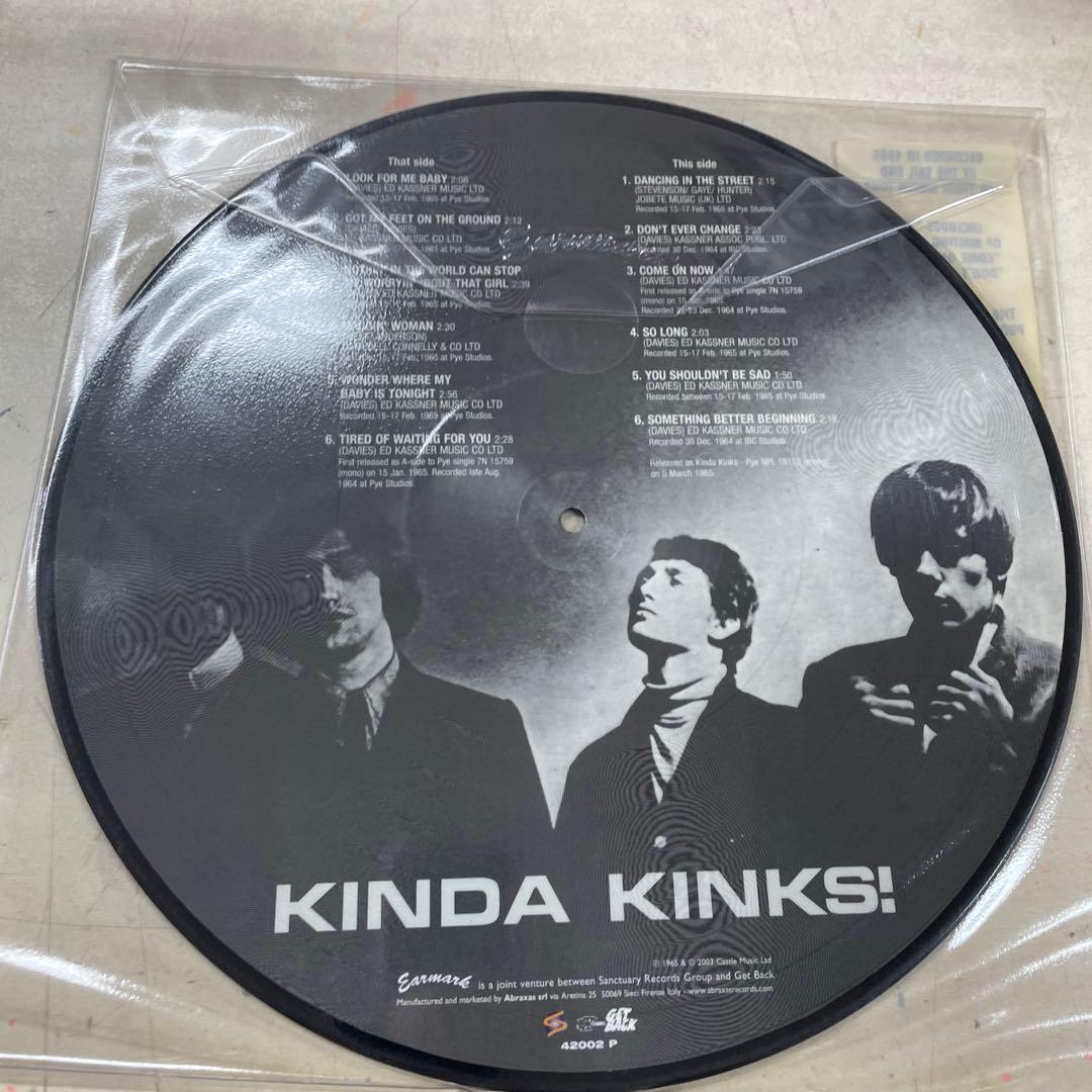 Kinda Kinks 新品ピクチャーレコード