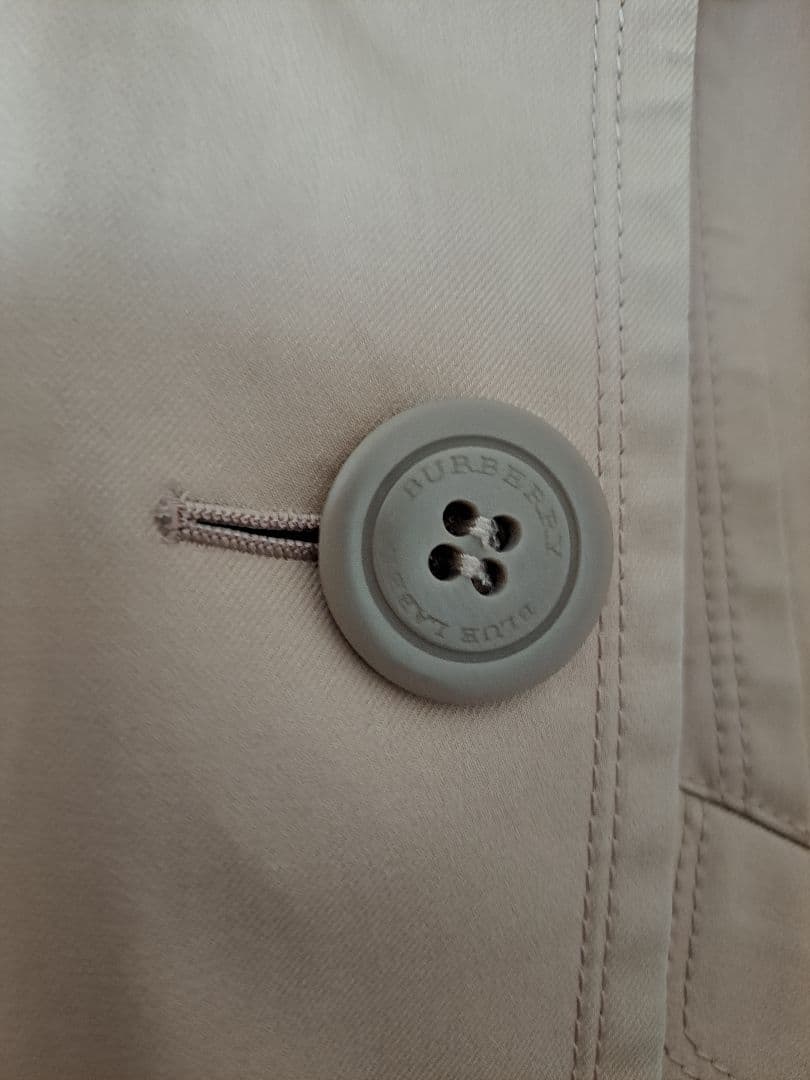 BURBERRYブルーレーベル ショートトレンチコート　ベージュ　38　春