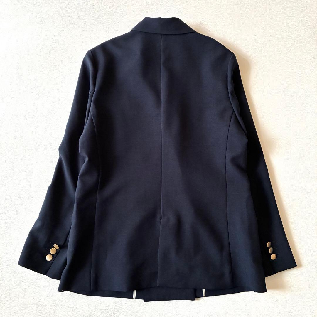 【美品】ノーリーズソフィ　ダブルジャケット　ネイビー　メタルボタン　日本製