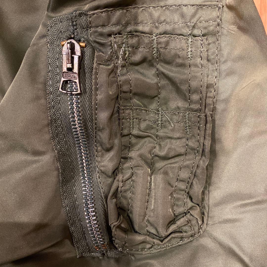 す*い様 ALPHA INDUSTRIES 旧ロゴUSA製　MA-1 small